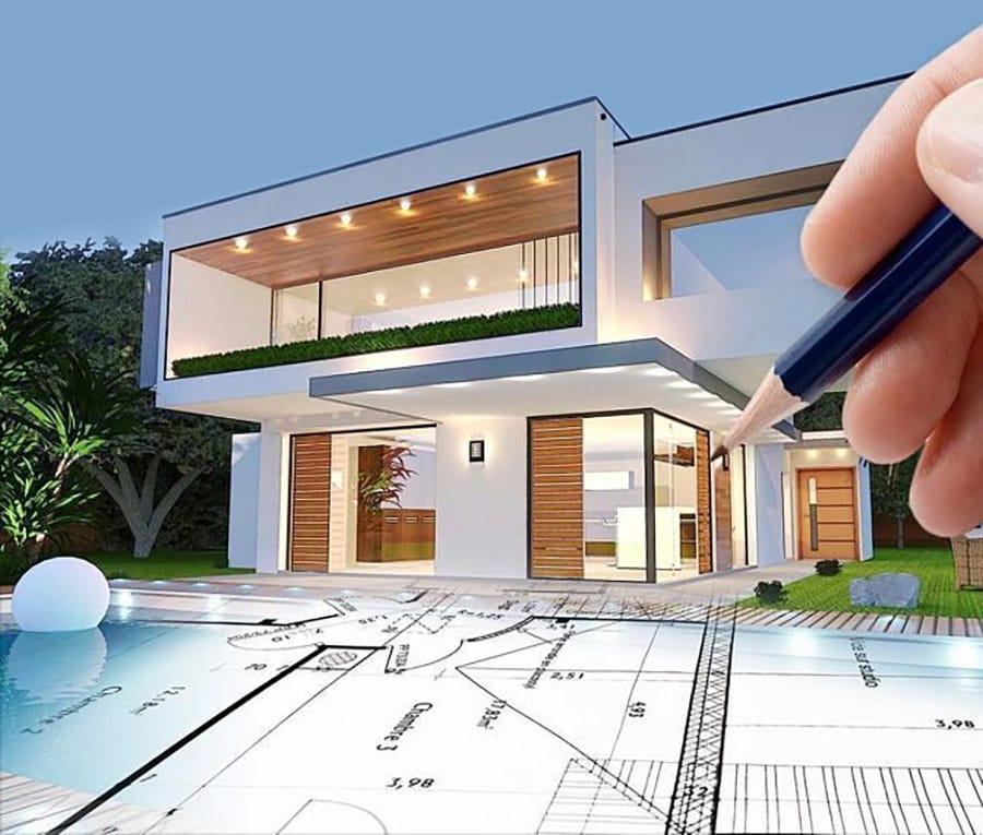 Residential Villa 1 building diagram