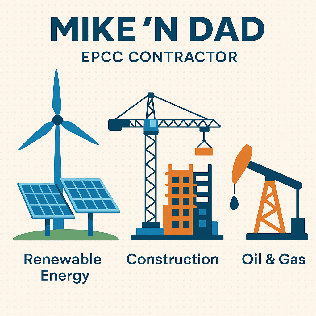 Blogs 1 Pioneering EPCC Solutions in the UAE: Mike ‘n Dad’s Commitment to Renewable Energy, Construction, and Oil & Gas